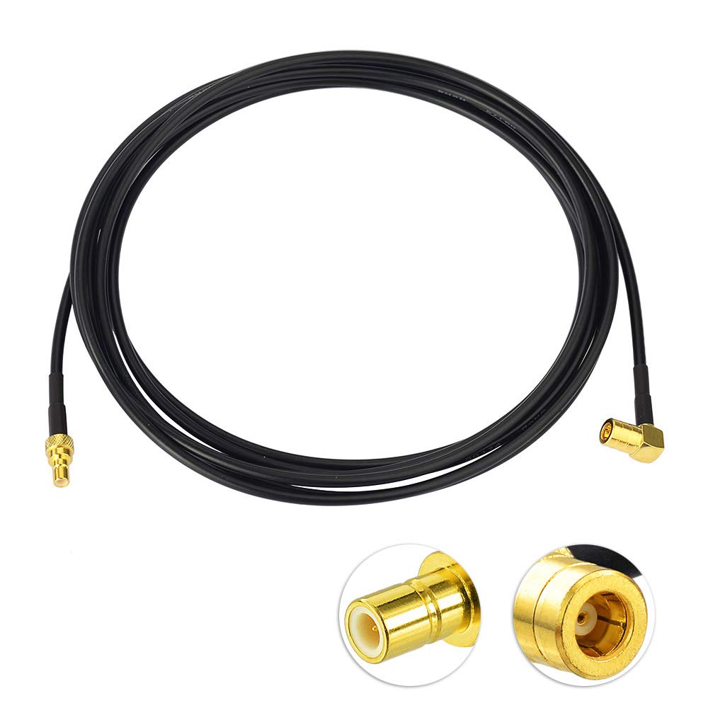 Eightwood SMB Extension DAB Antenna Pigtail Cable RG174 8.2ft 2.5m for Blaupunkt, Pioneer, Clarion, Alpine Car Radio