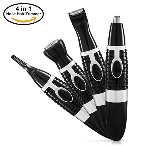 Buy Nose Hair Trimmer, Upgraded 4 in 1 Nose Trimmer for Men&Women/Ear Hair Trimmer/Beard Trimmer
