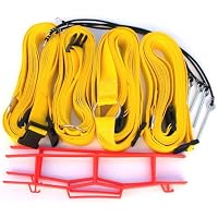 Home Court 19 AG Volleyball Adjustable Boundary Webbing, Yellow