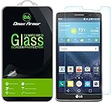 LG G Vista 2 Glass Screen Protector, Dmax Armor [Tempered Glass] 0.3mm 9H Hardness, Anti-Scratch, Anti-Fingerprint, Bubble Free, Ultra-clear