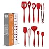 Newox-Silicone-Utensil-Set-10-Piece-Kitchen-Gadgets-Cooking-Cookware-BBQ-Tools-Red Newox Silicone Utensil Set 10 Piece Kitchen Gadgets Cooking Cookware BBQ Tools (Red)