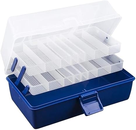 Caja de pescar portátil caja de aparejos, multi al aire libre