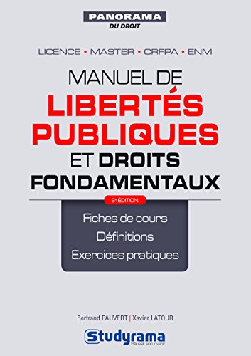 Manuel de libertés publiques et droits fondamentaux