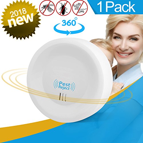FEYG Ultrasonic Pest Repeller, 2018 Upgraded Pest Mosquito Repellent, Electronic Plug-in Mouse Rat Repellent for Mice Insect Fly Spider Bug Ant Pest Control, No More Traps Spray