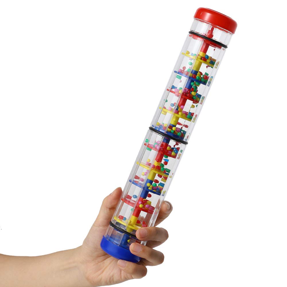 Rain Stick Rainmaker Baby Toy: 12 Inch Rainstick for Kids Toddlers Babies - Rain Maker Sensory Toy Rain Shaker Music Instrument