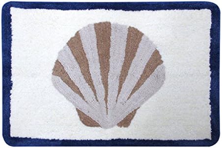 Allure Home Creation Folly Beach Microfiber Tufted Rug, 20-Inch by 30-Inch