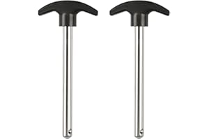 NICECRAFT 2 Pcs Weight Stack Pin 3/8 Inch Heavy Duty Gym Pins for Weight Lifting Stack Exercise Machine Locking Space Replacement Universal