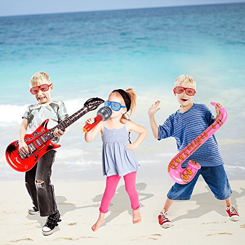2 Inflatable+Instruments+Guitars+Microphones+Saxophone