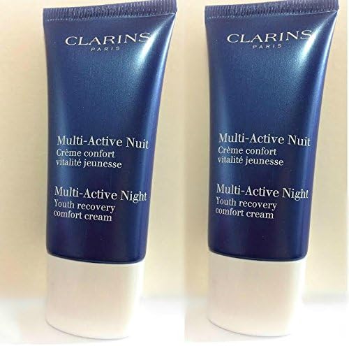 2 x Clarins Multi-Active Night Youth Recovery Comfort Creme 1 oz EACH = 2 Oz.