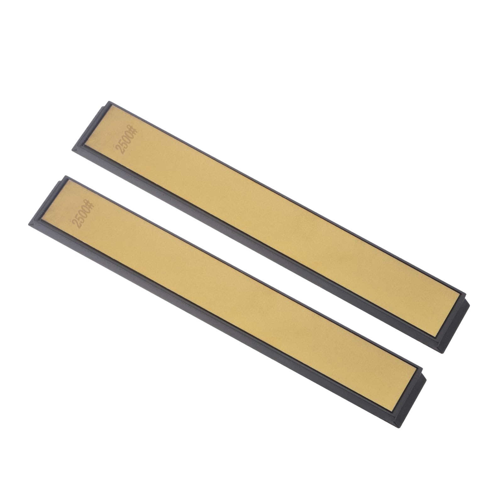 CoCud Diamond Sharpening Stone, 2500 Grit 6" x 0.8" Total Size, Titanium Coated Whetstone Sharpener Abrasive Tool - (Applications: for Metal Grinding), 2-Pieces