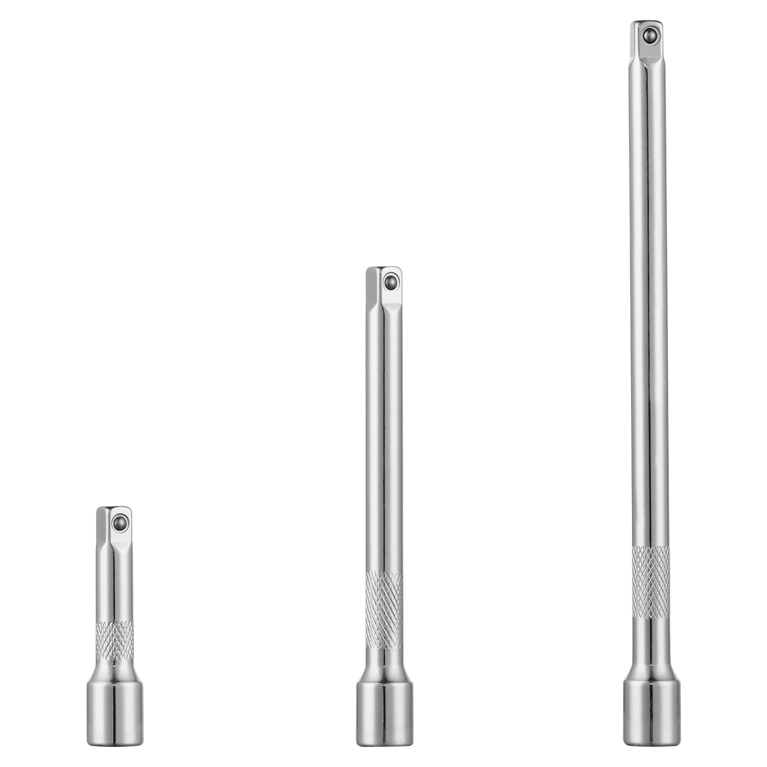 Nikcrlo Socket Extension Set - 3/8 Inch Drive Extension Set, Chrome Vanadium Steel