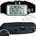 Smartlle Fanny pack, Running Belt, Waist Bag Women & Men for iPhone 13 12 11 Pro Max/XR/XS Max/X/XS/8 7 6 6S Plus, for Samsung Galaxy S/Note, All Mobiles up to 6.7'',Gym Workout Fitness Gear-Black