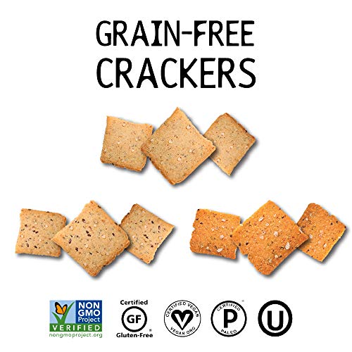 Hu Gluten Free Crackers Variety 3 Pack Keto Friendly, Paleo & Vegan