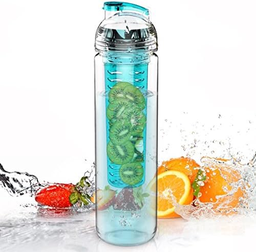 SALE!! 27oz. Sport Tritan Fruit Infuser Water Bottle - BPA Free - by Warp9 (Blue)