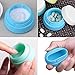 Leak Proof Silicone Travel Bottles Set Refillable 3Pcs 89ml/3oz Squeeze Tubes and 2Pcs 20ml Cream Jars TSA Approved Travel Container for Liquid and Cream- Set of 5