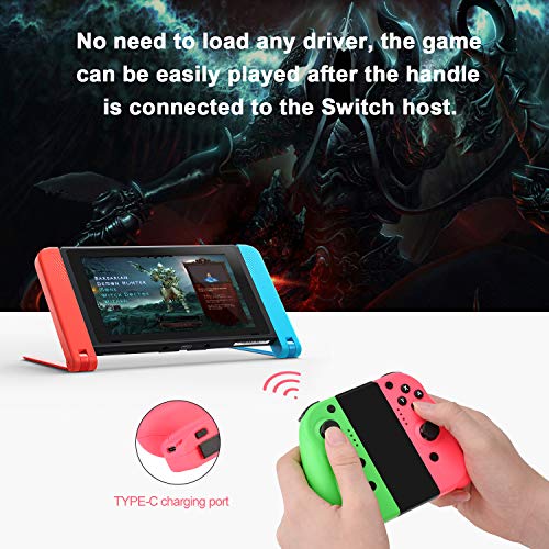 STOGA Pro Game Controller Compatible for Nintendo Switch Console, Wireless Controller Gamepad with 6-Axis Sensing & Vibration Feedback - Thumbnail 2
