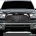 Topline Autopart Black Tr-Sport Mesh Front Hood Bumper Grill Grille Cover ABS 07-09 Toyota Tundra