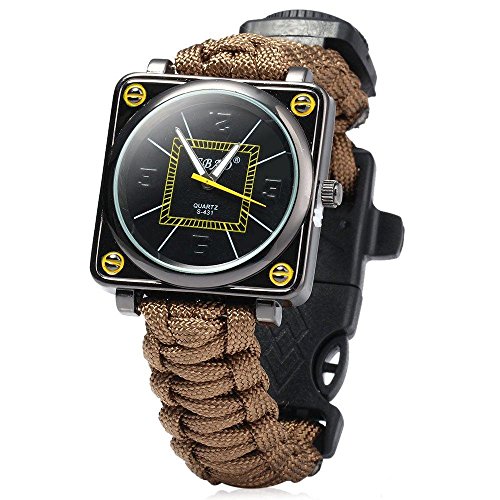 Pawaca paracord survival bracelet parachute cord outdoo…