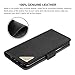 Galaxy S9 Wallet Case, BENTOBEN Samsung Galaxy S9 Flip Case Cover [Genuine Leather] Durable Protective Slim with Stand Function & 3 Card Slots Pro Black