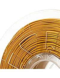 gizmodorks 1,75 mm PLA filamento 1 kg 2.2lb para impresoras 3d, color dorado