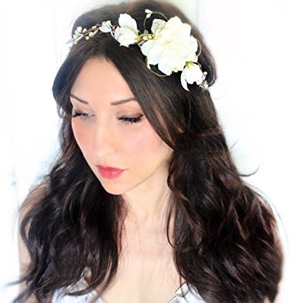 Whimsical Wedding Flower Crown,