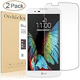 [2Pack]LG K10 LG Premier LTE L62VL L61AL Screen Protector OTCkicks Tempered Glass 3D Curved Screen Protector, Anti-Fingerprint HD Screen Protector Film for LG K10 LG Premier LTE L62VL L61AL