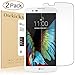 [2Pack]LG K10 LG Premier LTE L62VL L61AL Screen Protector OTCkicks Tempered Glass 3D Curved Screen Protector, Anti-Fingerprint HD Screen Protector Film for LG K10 LG Premier LTE L62VL L61AL