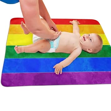 changing mat rainbow