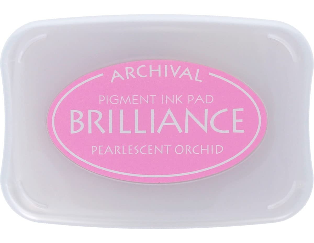 Tsukineko Brilliance Pearlescent Pad, Orchid Ink