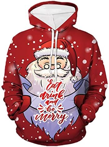 XCeihe Plus Size Christmas Hoodie for 