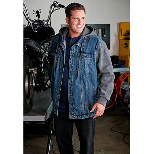 big and tall denim vest