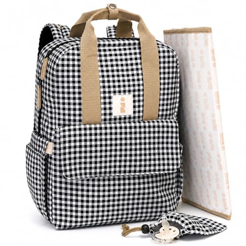 ANCRIVE Waterproof Baby Carriage Backpack with Changing Pad, Baby Carriage Backpack with 7 Compartments and 9 Pockets, Ideal for Hospital Maternity, Walks and Travel, Diaper Backpack for Mom and Dad