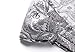 SetSense Men's Ascot Floral Paisley Jacquard Woven Cravat Tie ,Gray / Silver,One Size