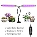 Dual Head LED Grow Lights by TMB Innovations | LED Dimmable Gooseneck Dual Head - for Indoor Plants with Red/Blue Spectrum, Adjustable Gooseneck, 3/9/12H Timer, 8 Dimming Levels [2018 UPGRADE + EBOOK]
