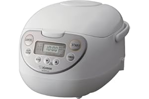 Zojirushi 5.5-Cup Micom Rice Cooker and Warmer with Fuzzy Logic Technology (1 Liter, White)