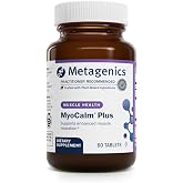 Metagenics MyoCalm Plus Magnesium &amp; Valerian, Muscle Comfort, 60 Tabs | Valerian Root, Passion Flower, Lemon Balm and Magnesium Citrate, Supports Muscle Comfort, Non-GMO