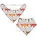 10-Pack Unisex Baby Bandana Drool Bibs for Babies,Toddlers - Organic Cotton Absorbent Bib Bandana (Neutral Pattern)