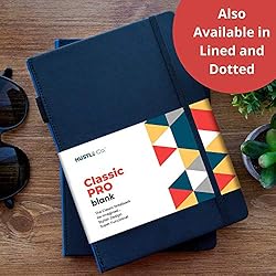 Thick Blank Journal Notebook with Unlined / Unruled