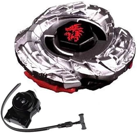 Poohjoy Beyblades High Performance Fight Master Mercury Brave Version Metal Fusion Beyblade Gyro toys 4D System + Luncher Silver