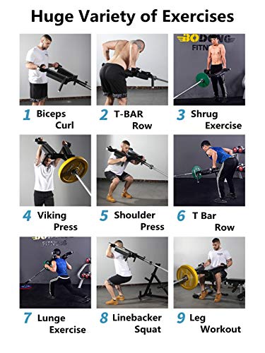 Viking Press Landmine Handle For 2-Inch Barbells - T-Bar Row & Shoulder Press Attachment