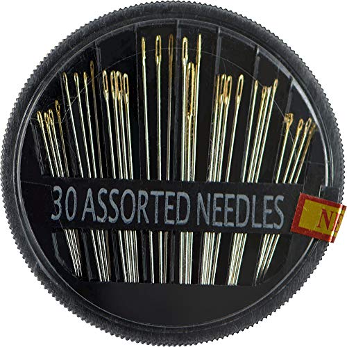 Polyester Sewing Thread-24 Spools All Purpose Polyester Thread Assortment Sewing kit with Free Set 30 Needles for Hand & Machine Sewing