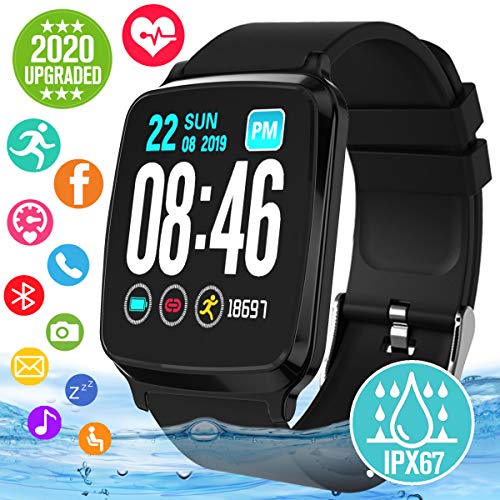 Smart Watch, Smartwatch for Android Phones, Waterproof Fitness Watch with Heart Rate Sleep Monitor Sport Fitness Activity Tracker Watch with Pedometer Calorie Compatible for Samsung iOS Women Men