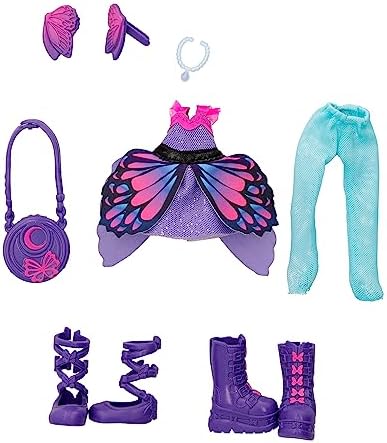 Shannon – Modepuppe zum Sammeln mit Langen Haaren, Stoffkleidung und 9 Accessoires, Geschenk-Spielzeug für Mädchen und Jungen + 5 Jahre — Foto 5 von 8