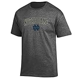 Elite Fan Shop Notre Dame Fighting Irish Tshirt Charcoal - XXL