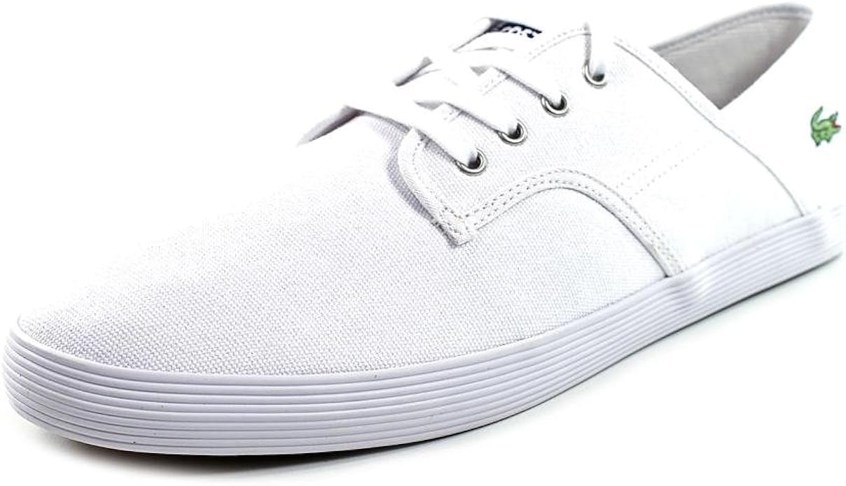 lacoste blue canvas shoes