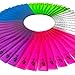 Monster Stationery - 6 Inch / 15cm Transparent Coloured Rulers - Shatter Resistant - Class Pack of 50 - Mixed