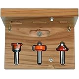 CMT 800.525.11 3-Piece Divided Light Door Set, 1/2-Inch Shank