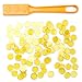 Magnetic Bingo Wands and Translucent Chips|Easy to Pick Up Bingo Chips|STEM Kits for Learning, Counting|Yellow 100 Chips