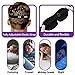 Sleep Mask 2 Pack,Eye Mask for Men Women 3D Contoured Blinder & Blindfold Comfortable & Super Soft Sleeping Masks with Adjustable Buckle,Suitable for Travel/Nap/Night's Sleeping(Black/Blue)