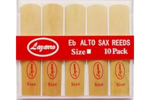 Lazarro® AR-L-2 Alto Saxophone Sax Reeds Size Strength 2, Box of 10 - A-2